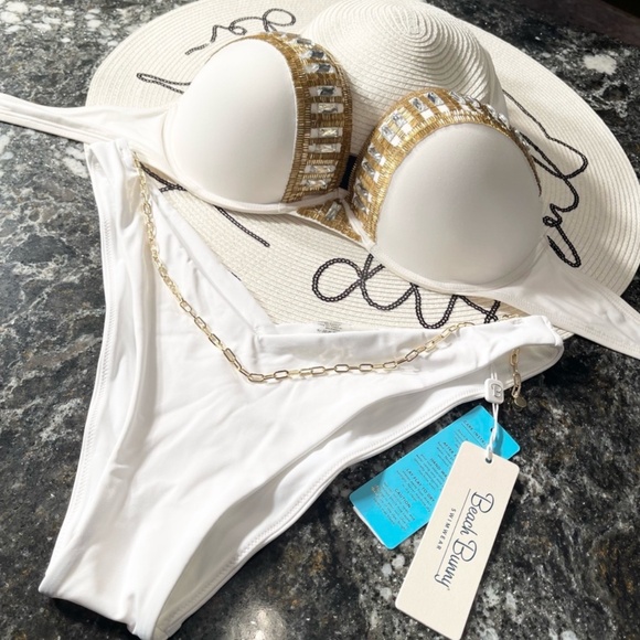Victoria’s secret’s bikini bombshell 36C/L beach bunny bottoms - Picture 1 of 13